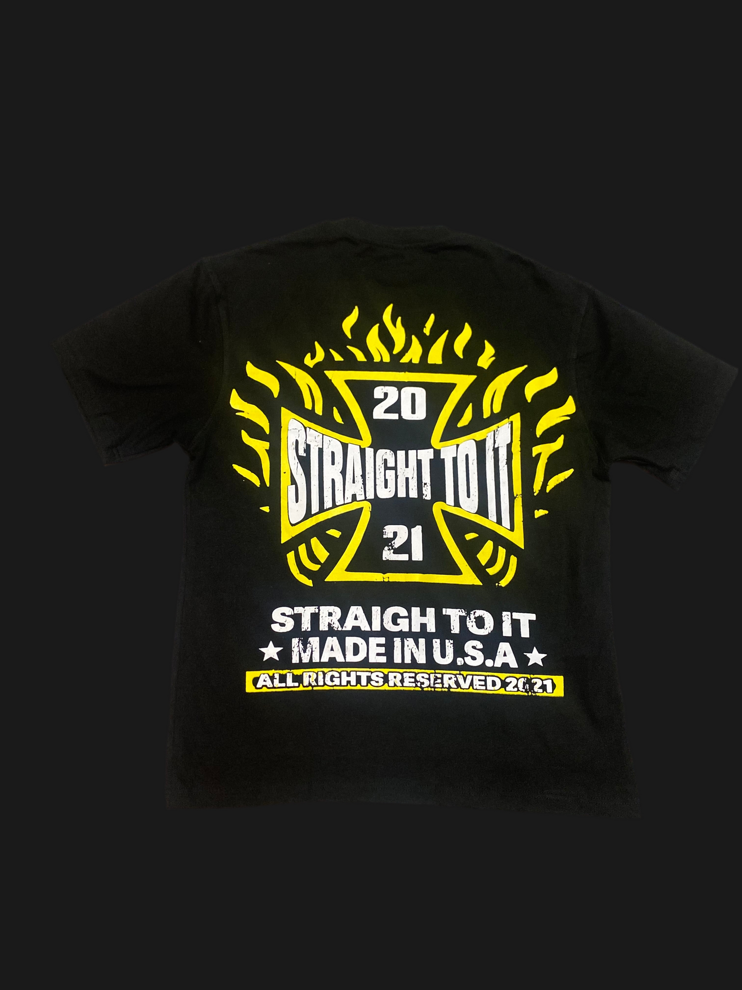 Yellow “ Mind Over Matter” Tshirt