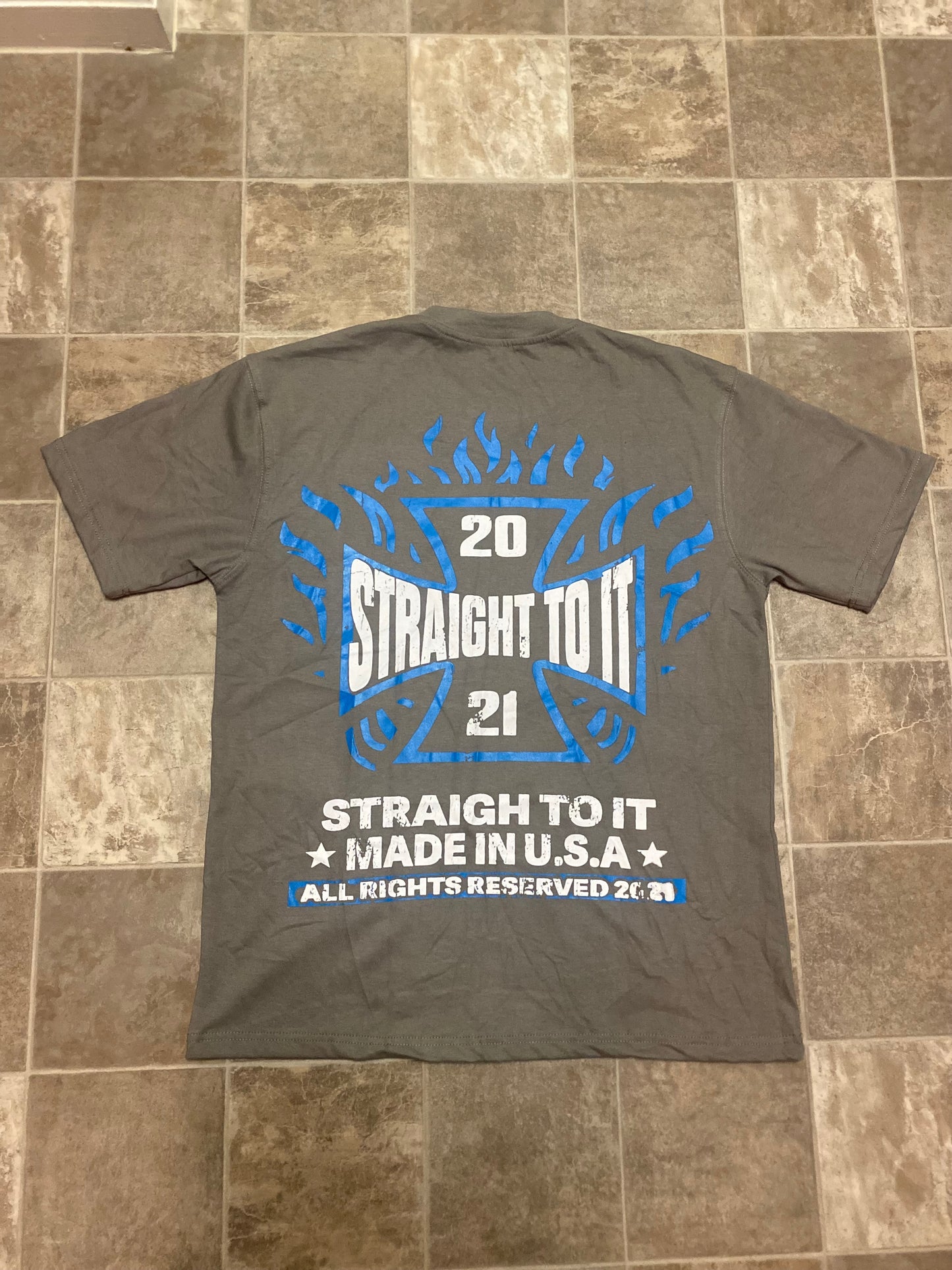 Light Blue “Mind Over Matter” Tshirt