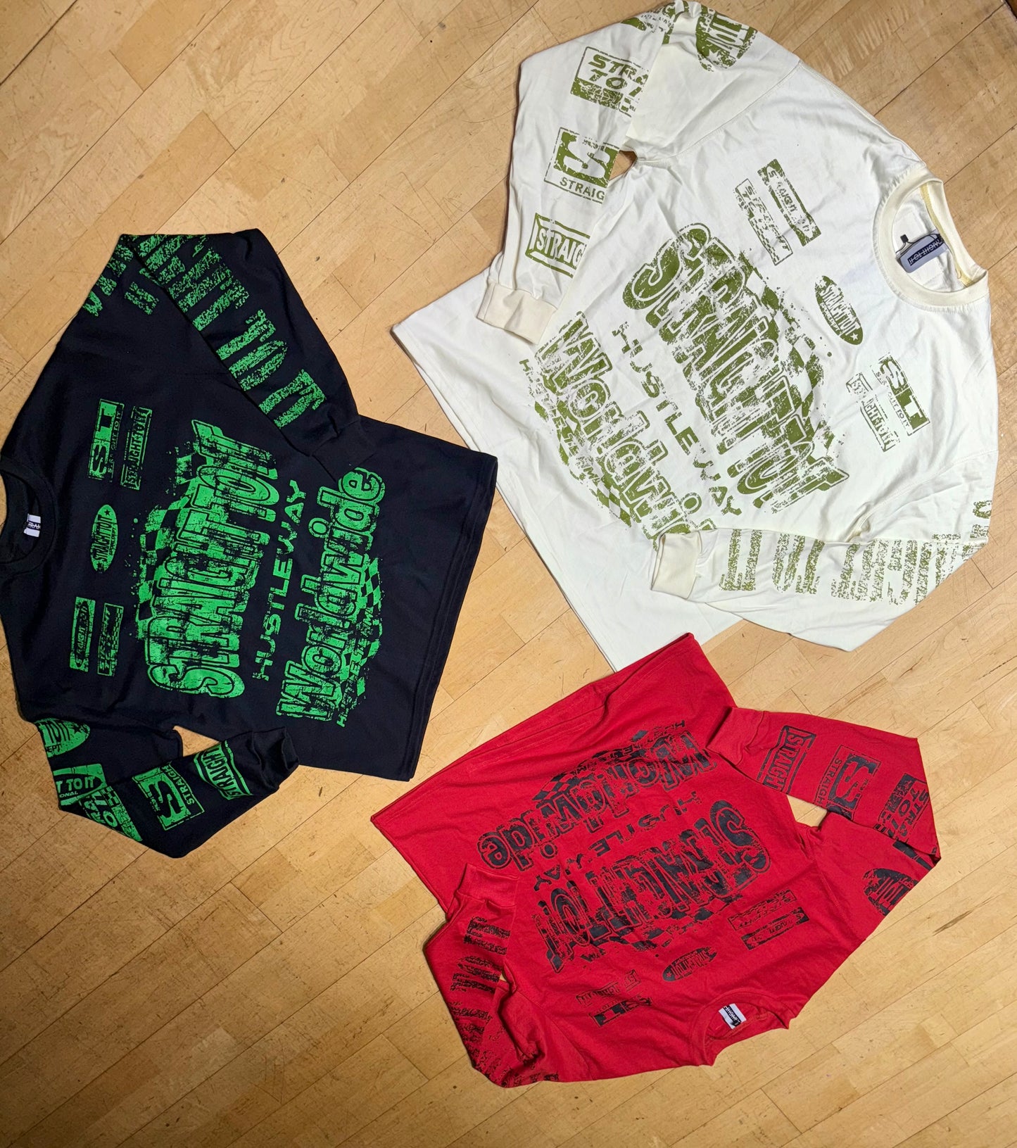HUSTLE TEAM Long Sleeves